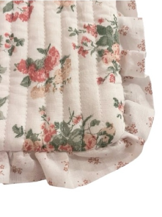 🆕- Laura Ashley Floral Quilted Makeup/Travel Case. - Picture 4 of 5